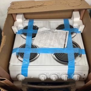 Brand New white oven, range 4 burner electric stove-top oven